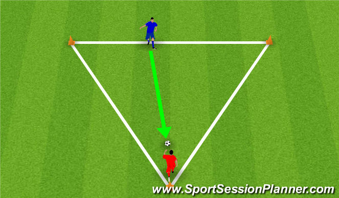 Football/Soccer Session Plan Drill (Colour): Screen 1