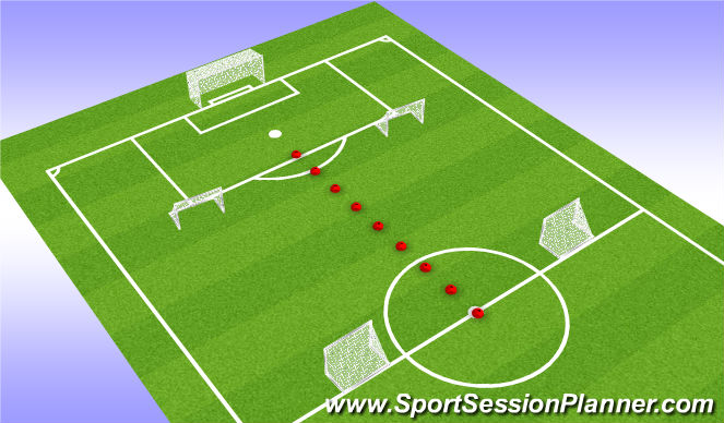 Football/Soccer Session Plan Drill (Colour): Small Sided Game