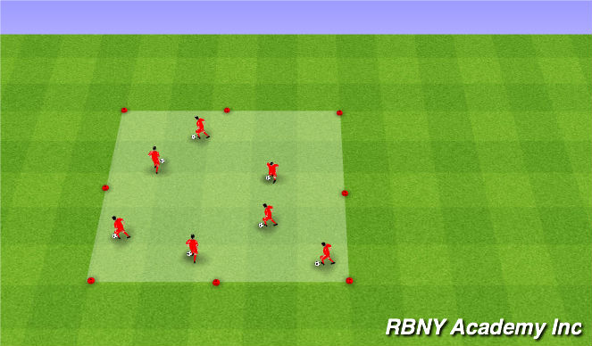 Football/Soccer Session Plan Drill (Colour): Intro