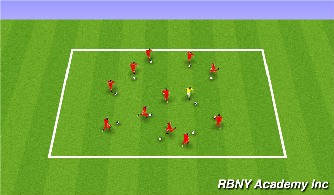 Football/Soccer Session Plan Drill (Colour): Main Theme- Sword Tag (Pirate specific)