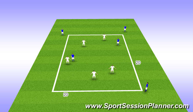 Football/Soccer Session Plan Drill (Colour): TRFC Curriculum Session 9-To improve game awareness