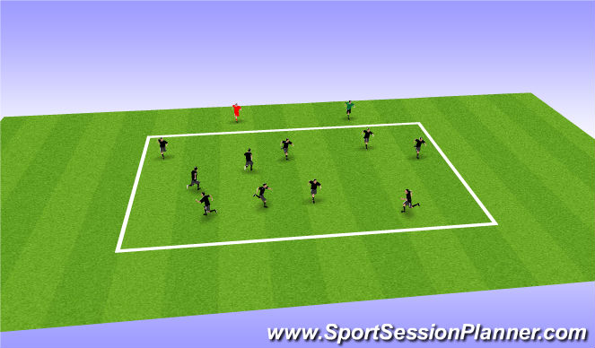 Football/Soccer Session Plan Drill (Colour): team tag