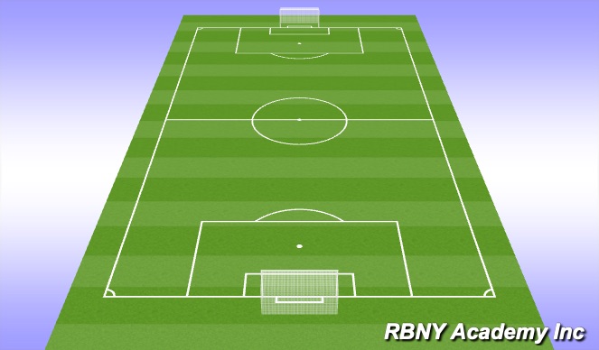 Football/Soccer Session Plan Drill (Colour): Scrimmage