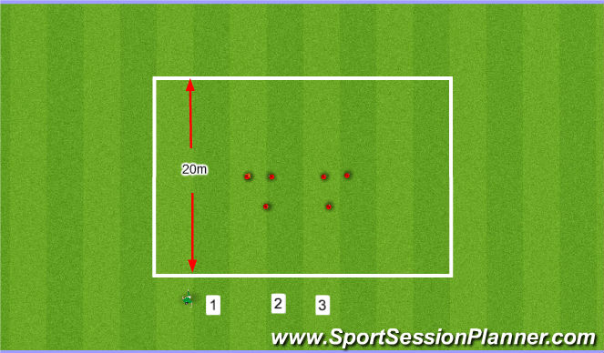 Football/Soccer Session Plan Drill (Colour): Sprints COD ACCel Test