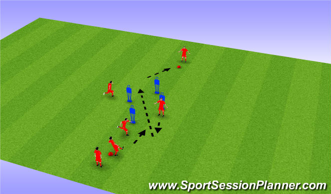 Football/Soccer Session Plan Drill (Colour): Screen 1