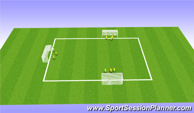 Football/Soccer Session Plan Drill (Colour): Tech