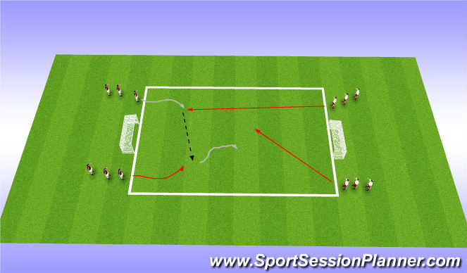 Football/Soccer Session Plan Drill (Colour): Flying Changes_ZZb