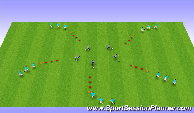 Football/Soccer Session Plan Drill (Colour): Screen 3