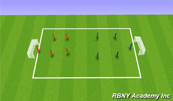 Football/Soccer Session Plan Drill (Colour): Game