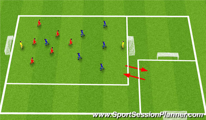 Football/Soccer Session Plan Drill (Colour): Screen 2