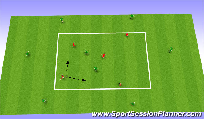 Football/Soccer Session Plan Drill (Colour): Screen 1