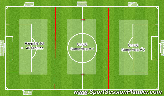 Football/Soccer Session Plan Drill (Colour): 11am Field Set Up