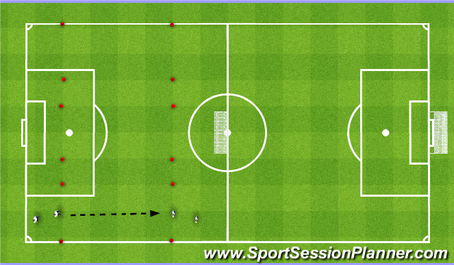 Football/Soccer Session Plan Drill (Colour): Activity 1