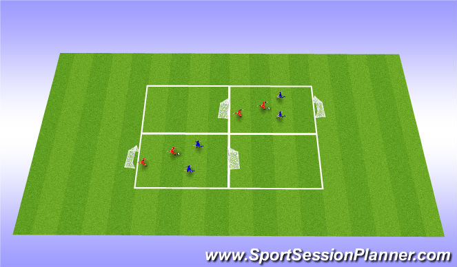 Football/Soccer Session Plan Drill (Colour): Session 4