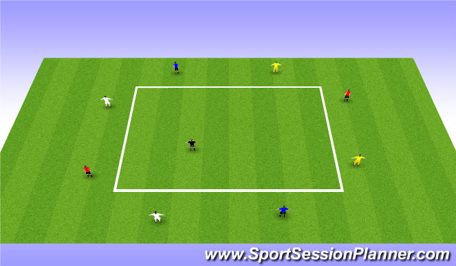 Football/Soccer Session Plan Drill (Colour): Screen 1