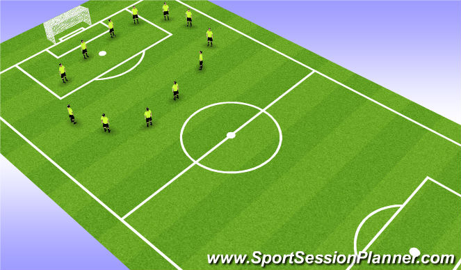 Football/Soccer Session Plan Drill (Colour): Screen 1