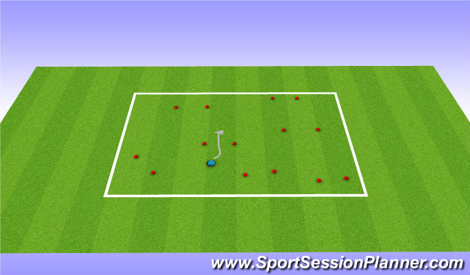 Football/Soccer Session Plan Drill (Colour): Screen 2