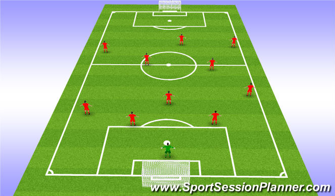 Football/Soccer Session Plan Drill (Colour): CALENTAMIENTO