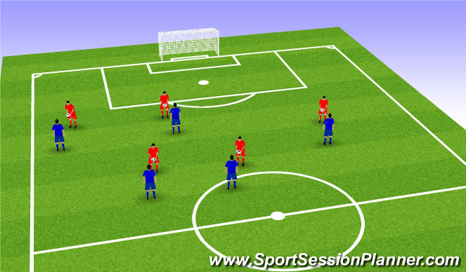 Football/Soccer Session Plan Drill (Colour): Jugling