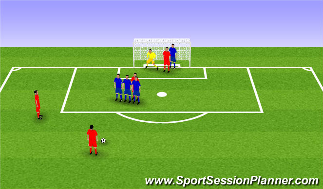 Football/Soccer Session Plan Drill (Colour): Animation 1