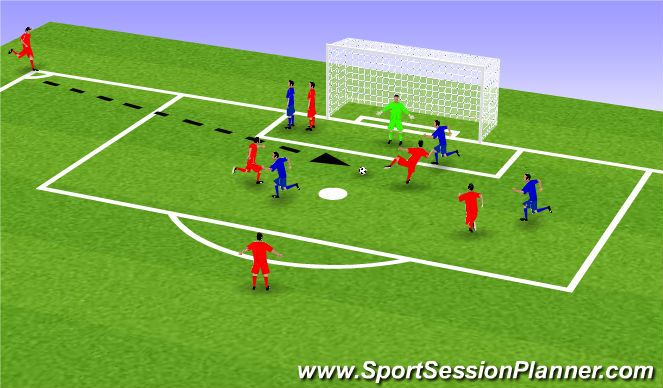 Football/Soccer Session Plan Drill (Colour): Screen 1