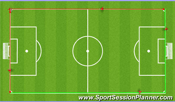 Football/Soccer Session Plan Drill (Colour): Lap #3