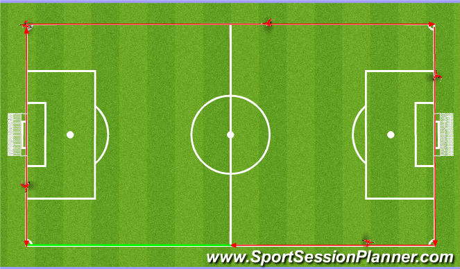 Football/Soccer Session Plan Drill (Colour): Lap #5