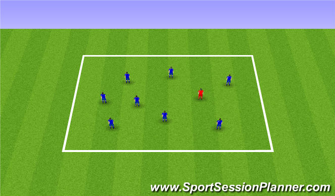 Football/Soccer Session Plan Drill (Colour): Screen 1