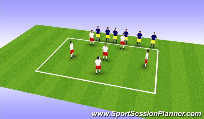 Football/Soccer Session Plan Drill (Colour): Tech 3