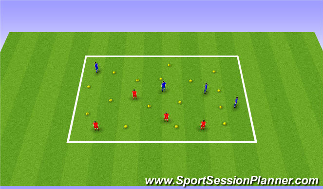 Football/Soccer Session Plan Drill (Colour): Screen 1