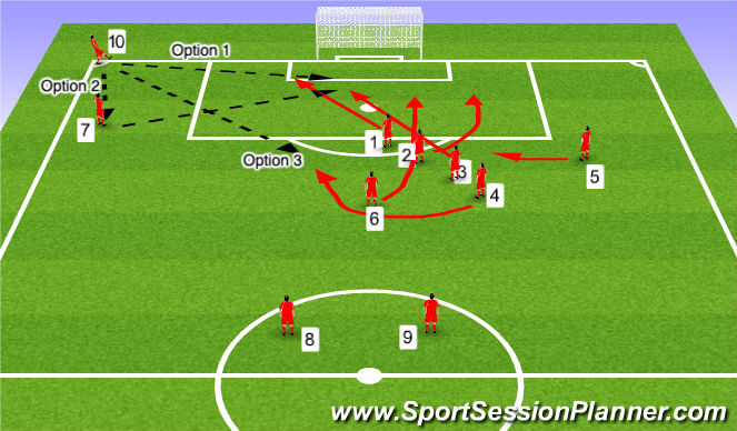 Football/Soccer Session Plan Drill (Colour): Screen 4