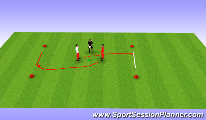 Football/Soccer Session Plan Drill (Colour): Screen 1