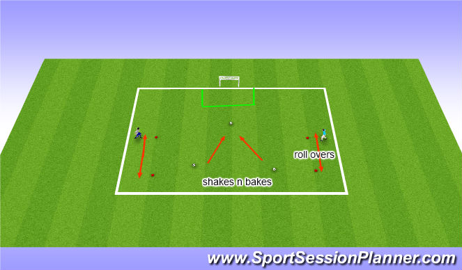 Football/Soccer Session Plan Drill (Colour): Screen 1