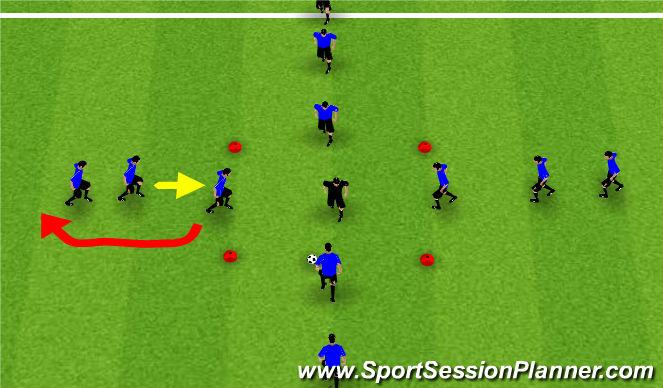 Football/Soccer Session Plan Drill (Colour): Valencia Rondo's