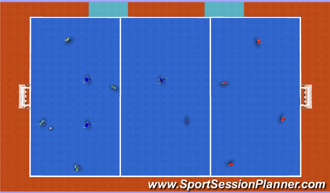 Futsal Session Plan Drill (Colour): Screen 3