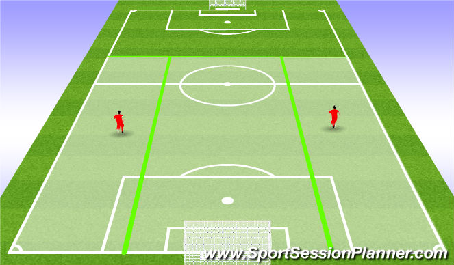 Football/Soccer Session Plan Drill (Colour): 11v11 (3 at the back)