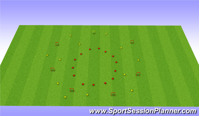 Football/Soccer Session Plan Drill (Colour): Screen 1