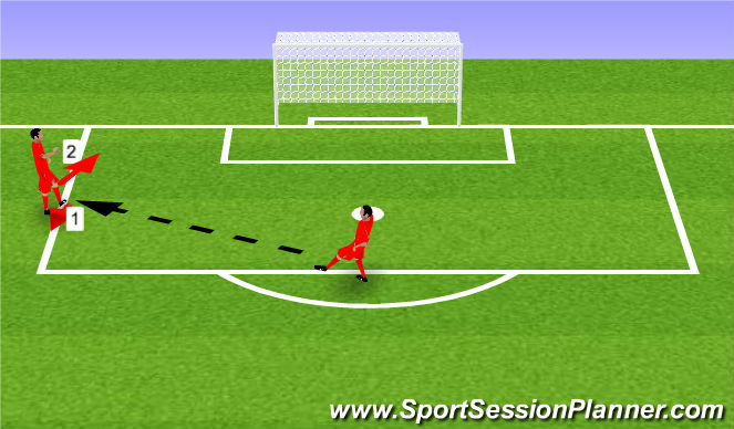 Football/Soccer Session Plan Drill (Colour): Screen 3