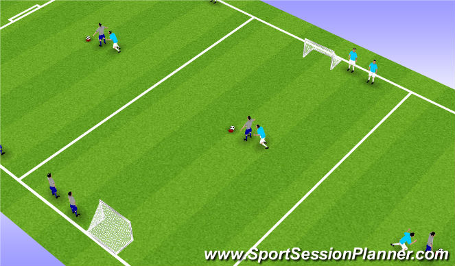 Football/Soccer Session Plan Drill (Colour): Screen 1