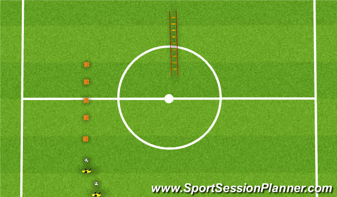 Football/Soccer Session Plan Drill (Colour): Screen 2