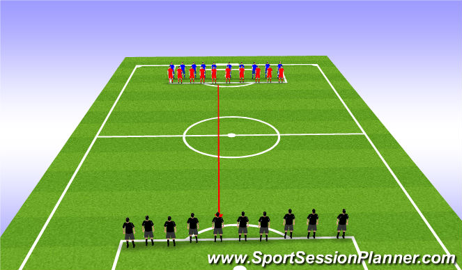 Football/Soccer Session Plan Drill (Colour): Box 2 Box Stride Outs