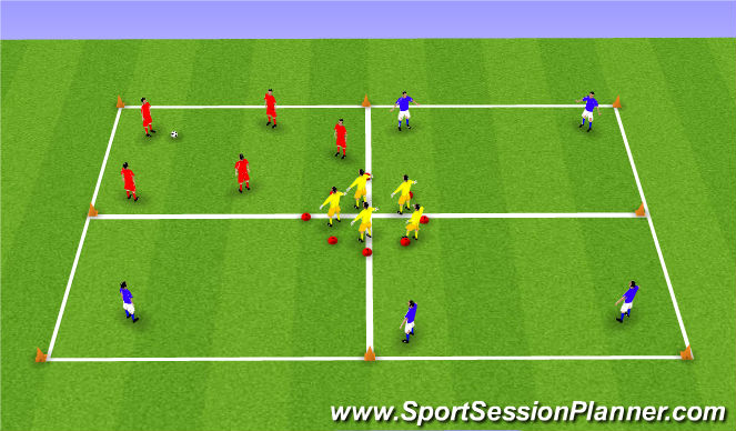 Football/Soccer Session Plan Drill (Colour): Screen 2