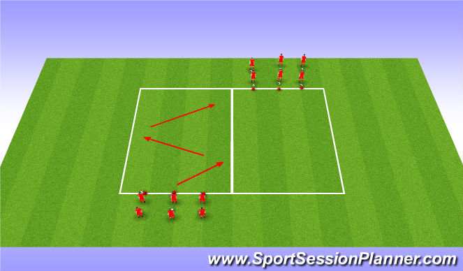 Football/Soccer Session Plan Drill (Colour): Screen 1