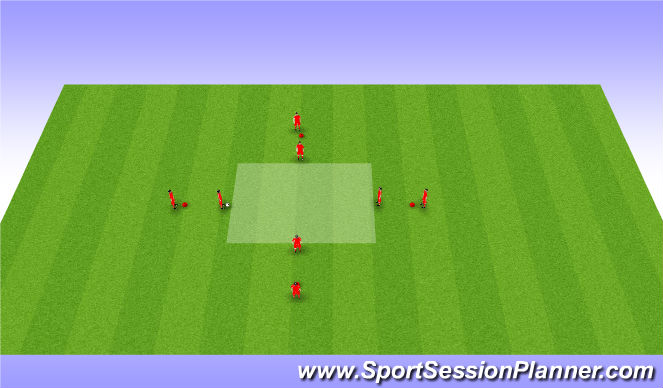 Football/Soccer Session Plan Drill (Colour): Screen 2