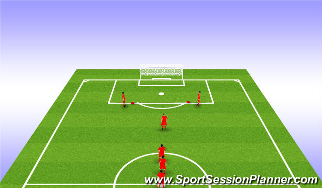 Football/Soccer Session Plan Drill (Colour): Screen 3