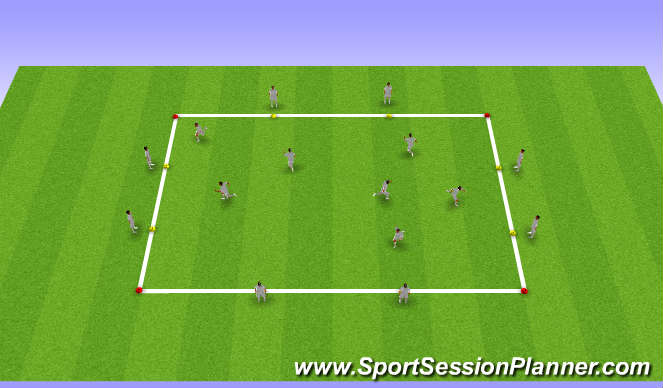 Football/Soccer Session Plan Drill (Colour): single leg efficiency
