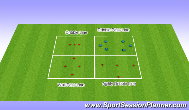 Football/Soccer Session Plan Drill (Colour): Fitness