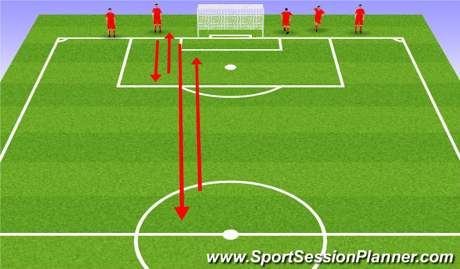 Football/Soccer Session Plan Drill (Colour): Fitness