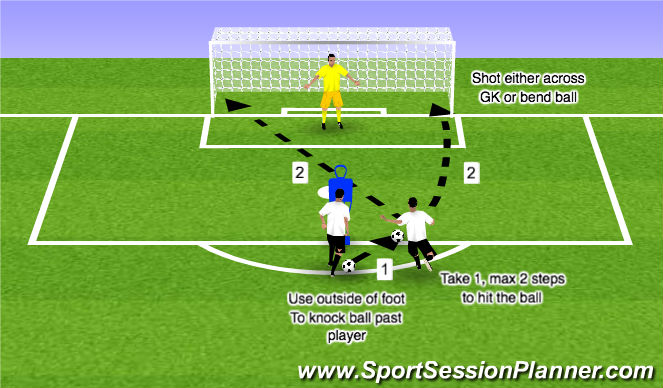 Football/Soccer Session Plan Drill (Colour): Screen 1