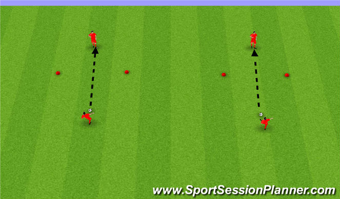 Football/Soccer Session Plan Drill (Colour): Screen 1